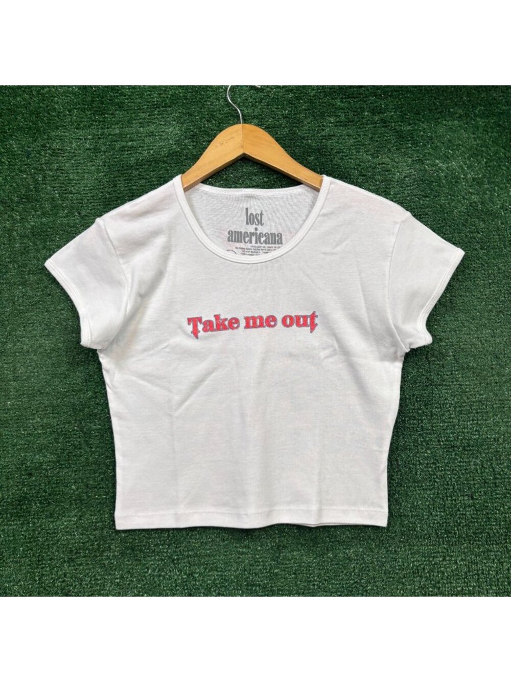Machine Gun Kelly Lost Americana Take Me Out Crop Top Size Extra Large
